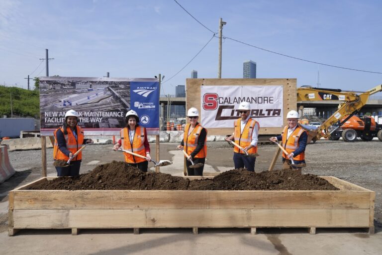 Amtrak Breaks Ground on New Train Maintenance Facility in New York City