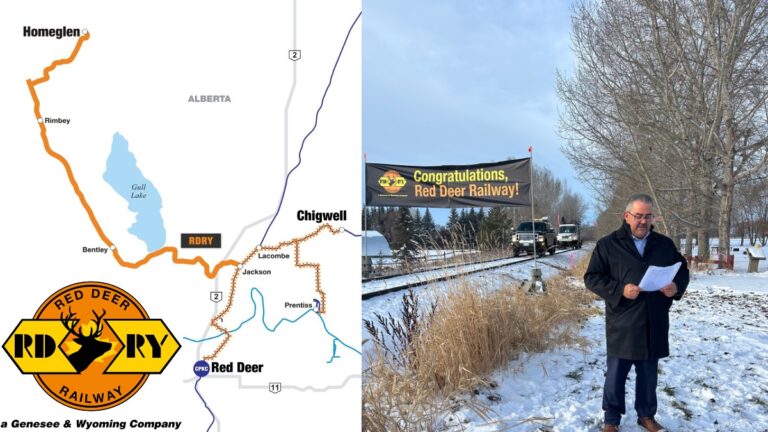 Genesee & Wyoming Celebrates Launch of First Railroad in Western Canada