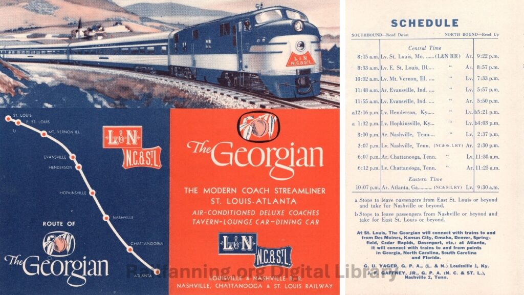 Georgian Timetable, 1948