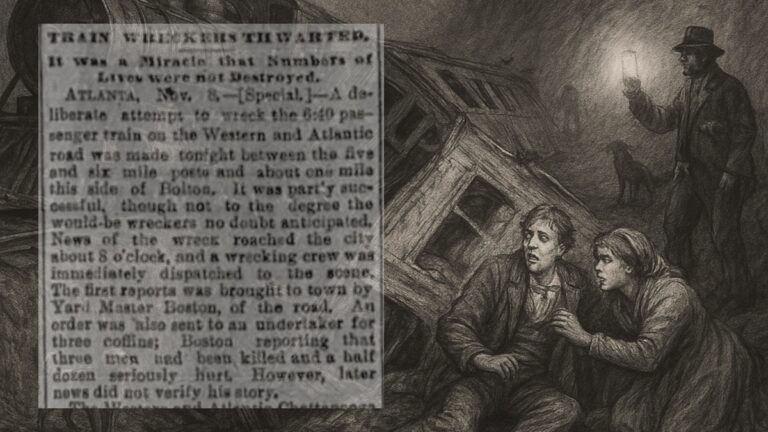 The Time Saboteurs Derailed a Western & Atlantic Train