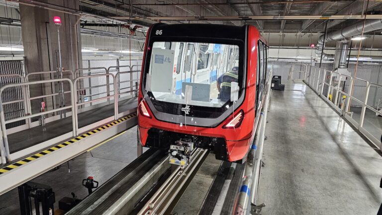 A view of the new Plane Train at Hartsfield-Jackson Atlanta International Airport.