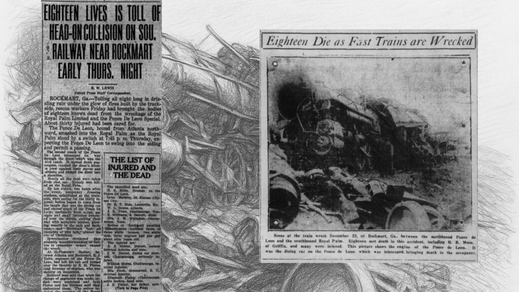 Dec. 3, 1926: 19 Killed in Rockmart, Georgia, Train Collision