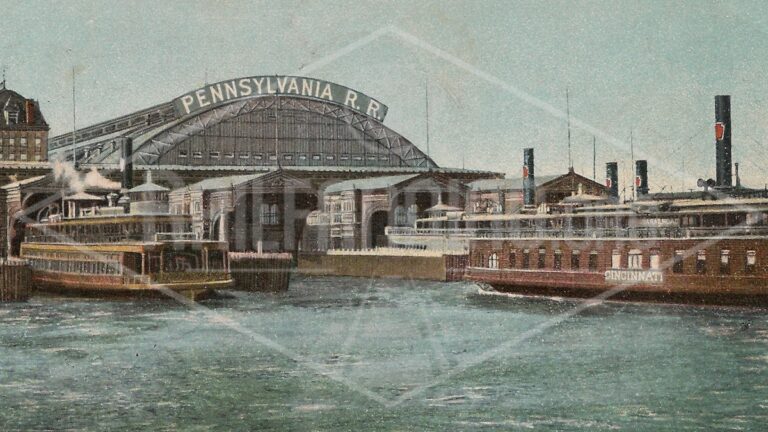 Postcard: Pennsylvania Railroad’s Exchange Place