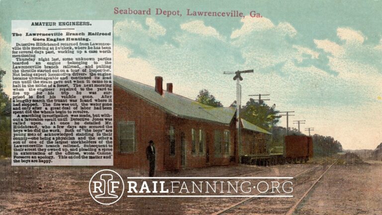 Come on, And Take a Free Ride on the Lawrenceville Branch
