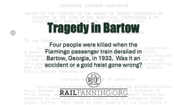 A Deadly Night on the Rails: The 1933 Louisville & Nashville Derailment Near Bartow, Georgia