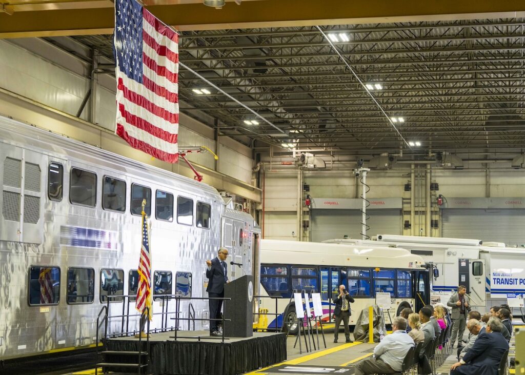 Good-Bye Arrow III; NJ Transit Takes Delivery of First New Multilevel Rail Car in $3 Billion Fleet Overhaul