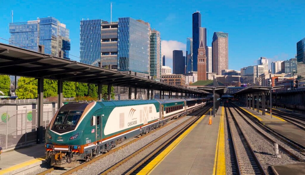 Airo Trains Make Their Amtrak Cascades Debut