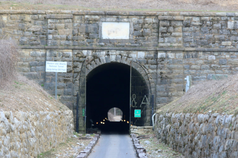 The tunnel through Chetoogeta Mountain in Tunnel Hill, Ga.