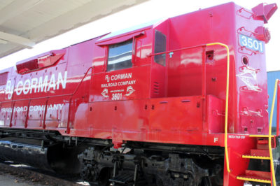 R.J. Corman No. 3501 is on display in Clarksville, Tenn., on Nov. 9, 2012 (Photo by Todd DeFeo)