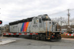 A N.J. Transit train departs from Montvale, N.J. on Feb. 10, 2016.