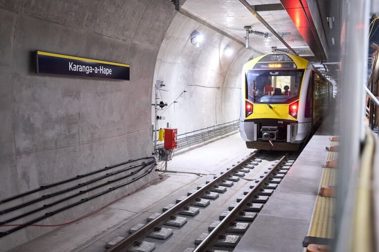 New Zealand Completes First Trip Through Full Length of Auckland’s City Rail Link Tunnels