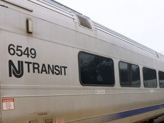 A N.J. Transit train in Montvale, N.J., in March 2018.