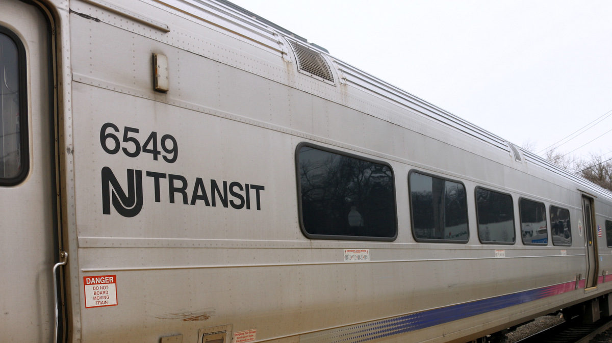 A N.J. Transit train in Montvale, N.J., in March 2018.