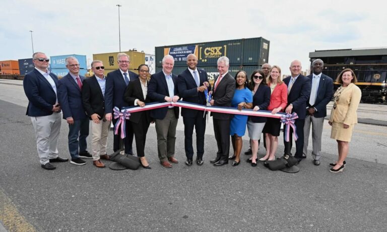 Port of Baltimore Celebrates Launch of Double-Stack Rail Service