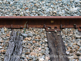 Railroad tracks in Ringgold, Georgia.