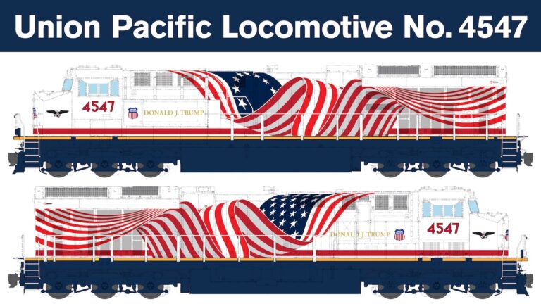 Union Pacific Celebrates America’s 250th Anniversary with New Locomotives No. 4547 and No. 1776